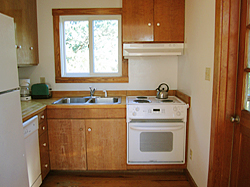 Ocracoke cottage kitchen