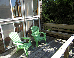 Piper Green cottage sun deck